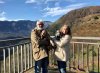 Dave and Fran, with Ruby & Lola, enjoying the Basque Country scenery in northern Spain, on their journey from Glasgow to Villamartín in Alicante, Spain.